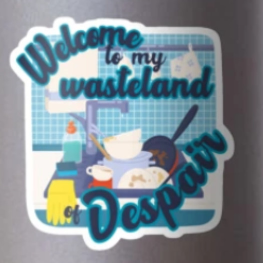 Welcome to my despair sticker