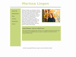 author Marissa Lingen's website