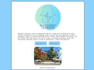 Monterey Terrace's website
